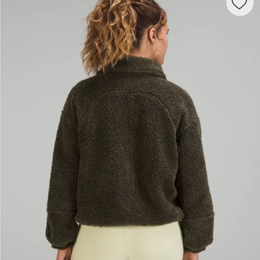 Lululemon Olive Sherpa Jacket - Picture 2 of 4